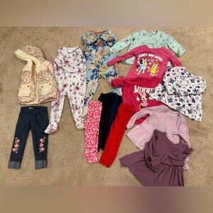 Colorful 2t Girls Winter Clothing Bundle